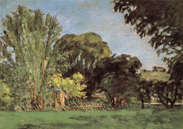 Paul Cezanne Trees in the Jas de Bouffan